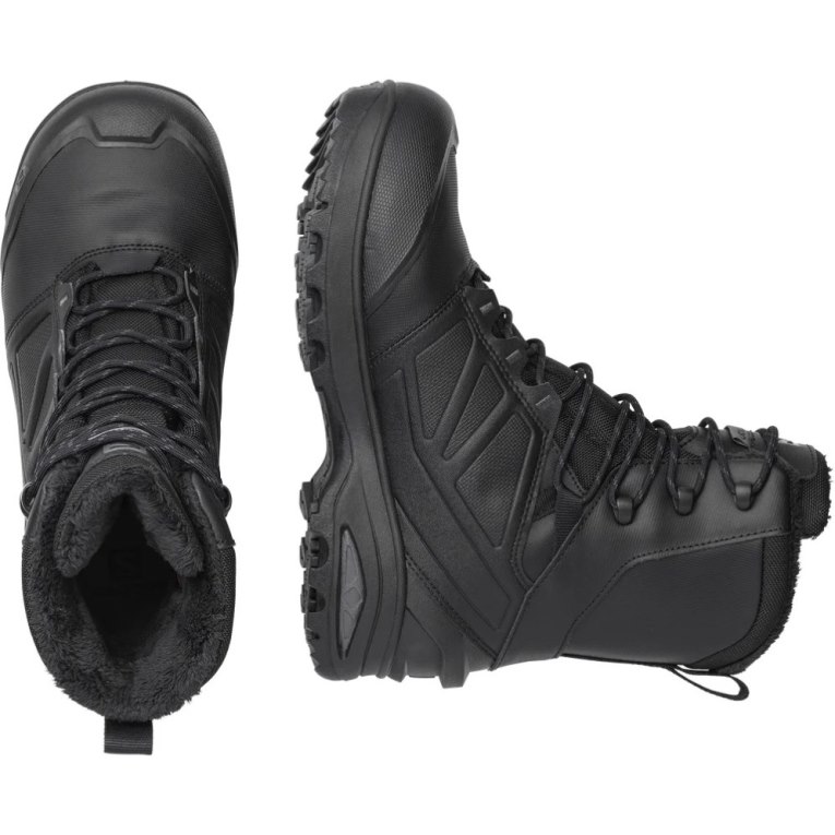 Botas Tácticas Salomon Toundra Forces CSWP Hombre Negros | MX XBSZ394